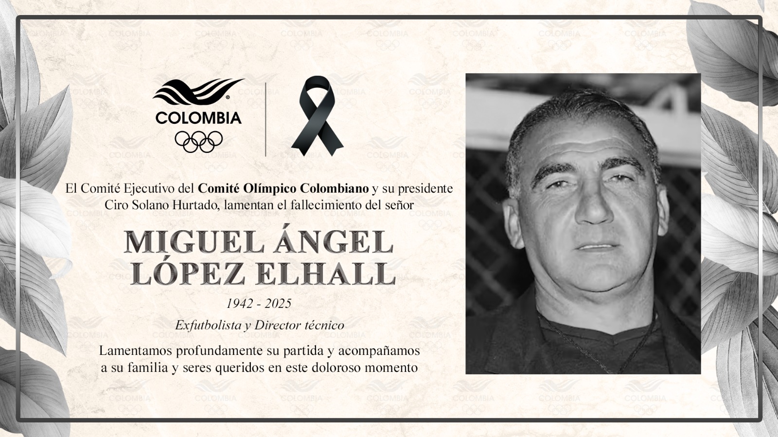 COC lamenta el fallecimiento de Miguel Ángel López Elhall – Noticias  Coopercom